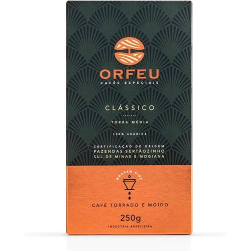 Café Torrado E Moído Orfeu Clássico Caixa 250g