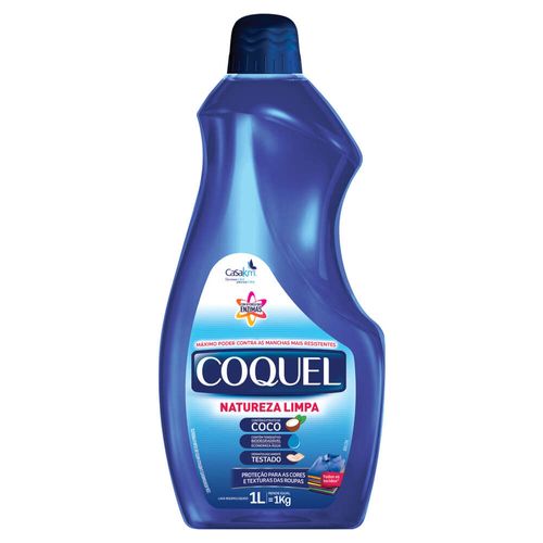 Lava Roupas Líquido Coquel Natureza Limpa 1L