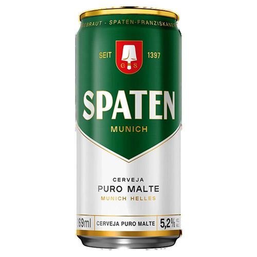 Cerveja Spaten Puro Malte Lata 269ml