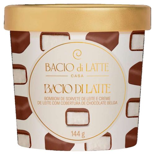 Bombom de Sorvete Bacio Di Latte 144g