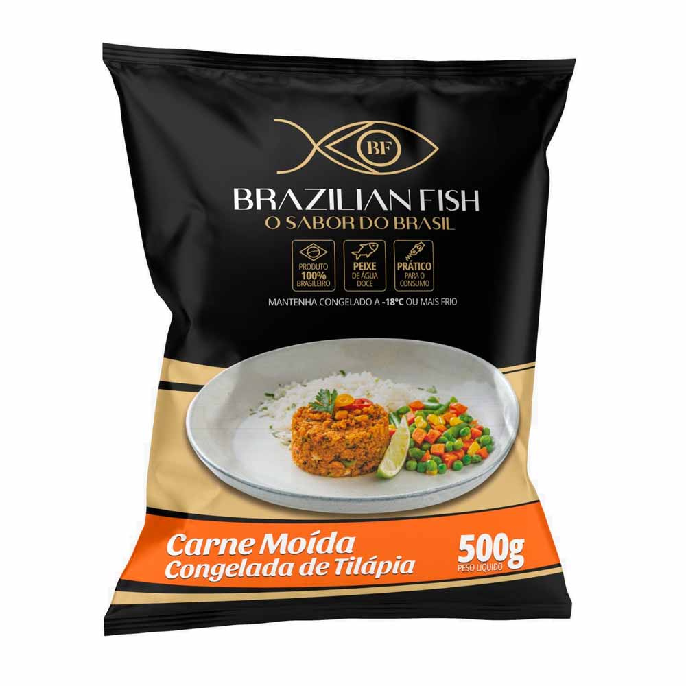 Carne Moída de Tilápia Brazilian Fish 500g - Zona Sul