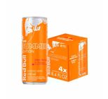 Bebida Energética Red Bull Morango e Pêssego Pack com 4 Latas 250ml