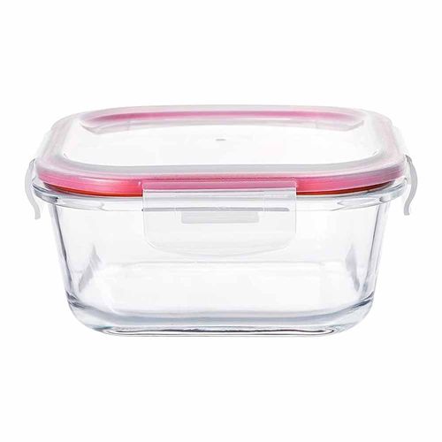 Pote Hermético Quadrado em Vidro Dynasti 800ml