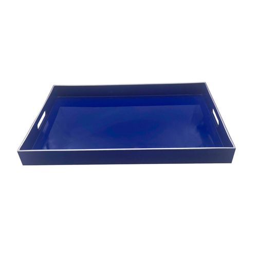 Bandeja Plateau Polipropileno Azul L'Hermitage
