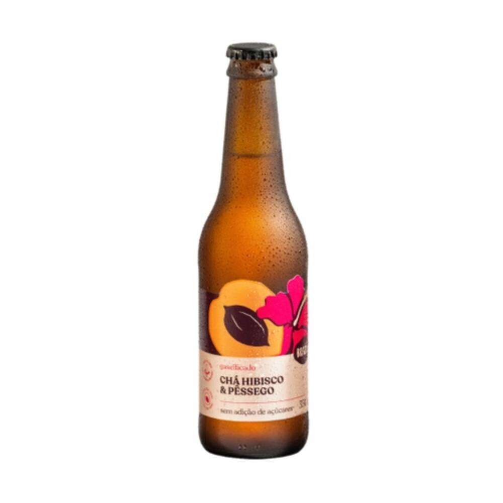 Chá Hibisco com Pêssego Brazô Gelado 350ml