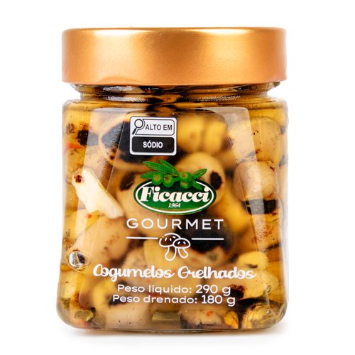 Cogumelos Italianos em Conserva Ficacci Vidro 180g