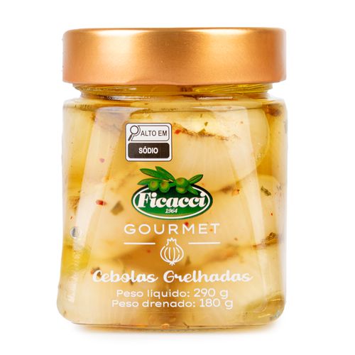 Cebolas Italianas em Conserva Ficacci Vidro 180g