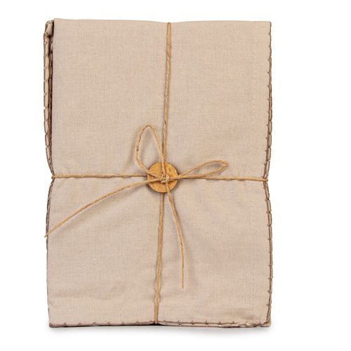 Jogo 2 Lugares Americanos Tecido Taupe L'Hermitage