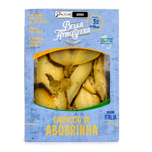Abobrinhas Fatiadas Italianas Bella Atmosfera Viander 250g
