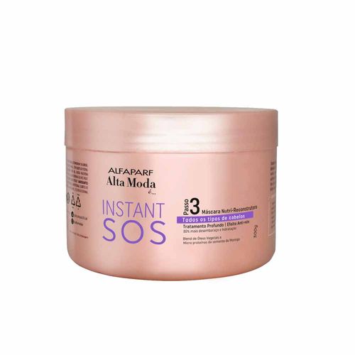 Máscara Capilar Alfaparf Instant SOS Nutri Reconstrutora 300g