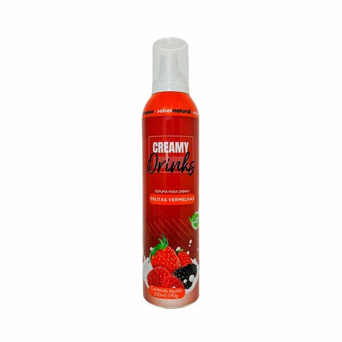 Espuma Spray Frutas Vermelhas Creamy Drinks