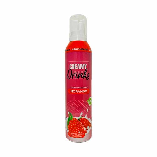 Espuma Spray Morango Creamy Drinks