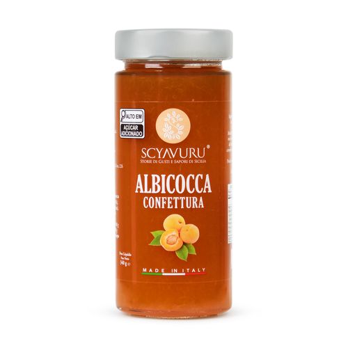 Geleia Italiana Scyavuru Damasco Vidro 340g
