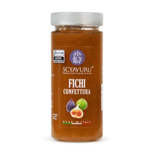 Geleia Italiana Scyavuru Figo Vidro 340g