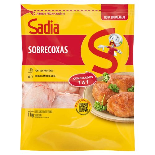 Sobrecoxa de Frango Congelada Sadia 1kg
