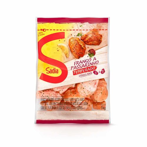 Frango A Passarinho Congelado Temperado Sadia Zip Lock 1kg