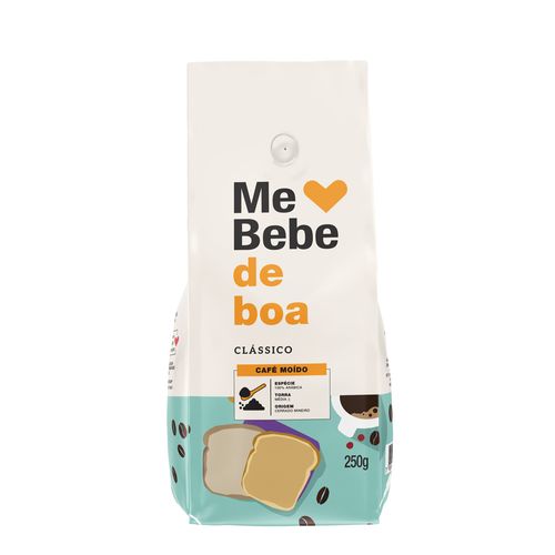Café Moído Clássico Me Bebe De Boa 250g