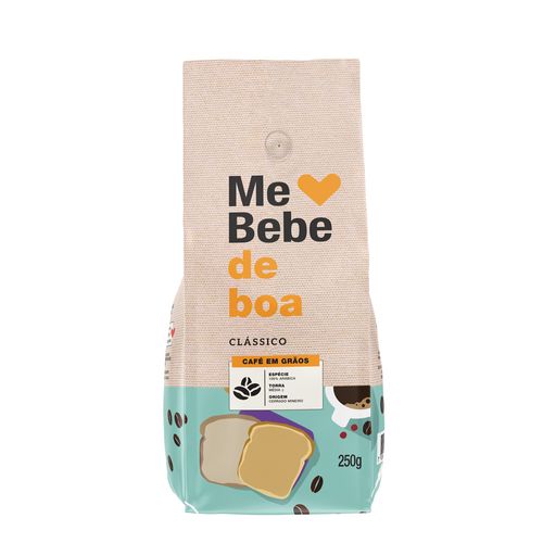 Café Em Grão Clássico Me Bebe de Boa 250g