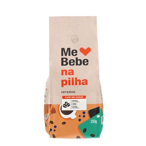 Café Em Grão Intenso Me Bebe Na Pilha 250g