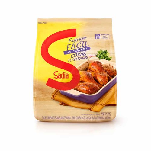 Coxa de Frango Congelada Temperada Sadia 800g