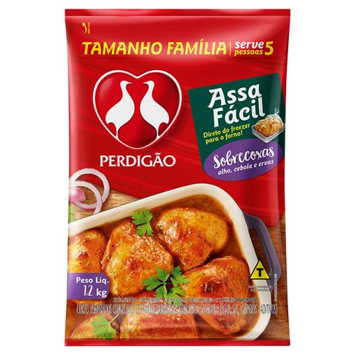Sobrecoxa de Frango Perdigão Assa Fácil 1,2kg