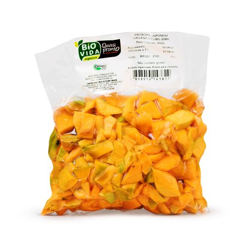 Abóbora Japonesa Orgânica Bio Vida + Quasi Pronto 500g