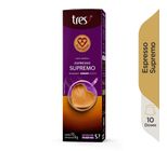 Cápsulas de Café Espresso Supremo 3 Corações com 10 Unidades