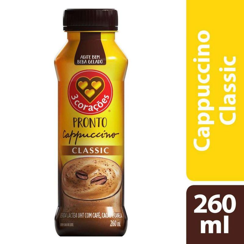 Bebida-Lactea-UHT-Cappuccino-Classic-3-Coracoes-Frasco-260ml