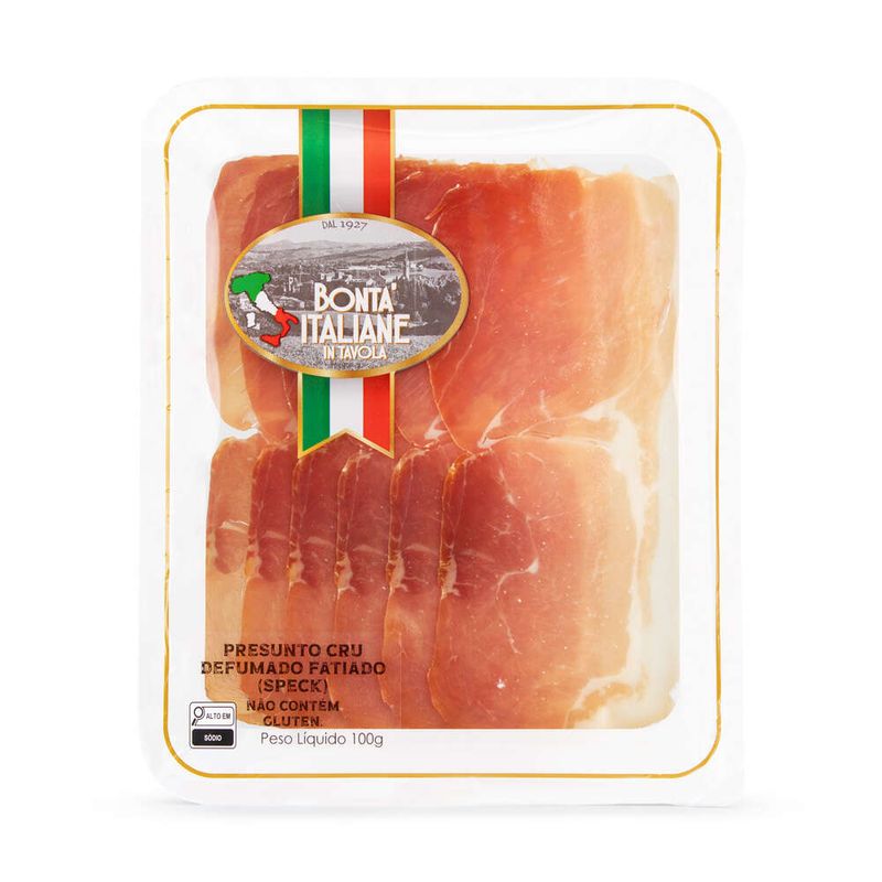 Presunto-Cru-em-Fatias-Speck-Bonta-Italiane-100g