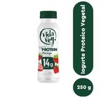 Iogurte Vegano 14g de Proteína Sabor Morango Vida Veg 250g