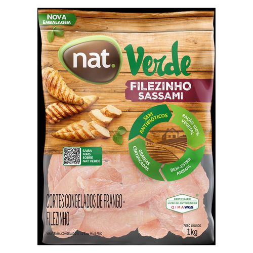 Filezinho Sassami Congelado IQF Nat Verde 1Kg