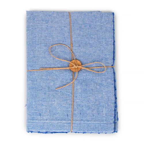 Jogo 2 Lugares Americanos Tecido Azul L'Hermitage