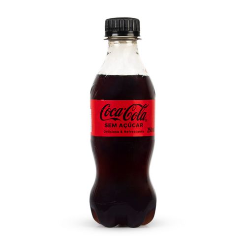 Refrigerante Coca Cola Sem Açúcar Garrafa 200ml