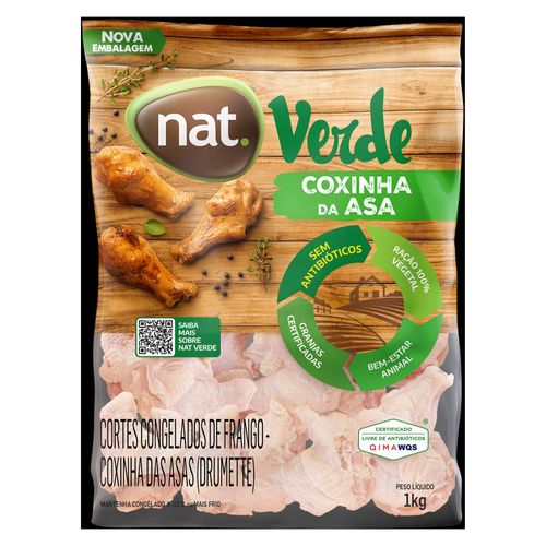 Coxinha da Asa Congelada IQF Nat Verde 1Kg