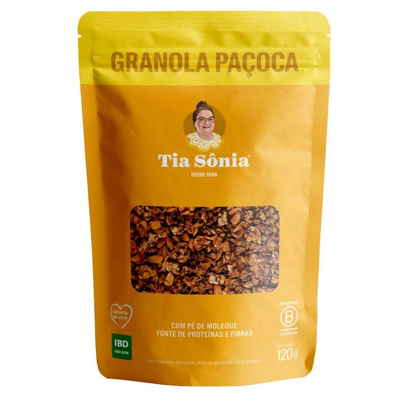 Granola-Pacoca-Com-Pe-de-Moleque-Tia-Sonia-120g