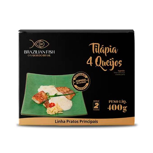 Filé de Tilápia 4 Queijos Brazilian Fish 360g