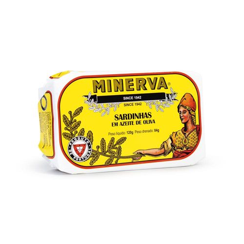 Sardinha Portuguesa Em Azeite De Oliva Minerva Lata 120g