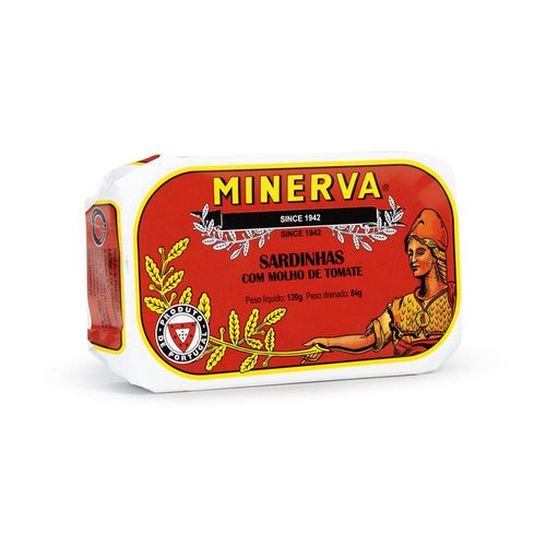 Sardinha Portuguesa Com Molho De Tomate Minerva Lata 84g