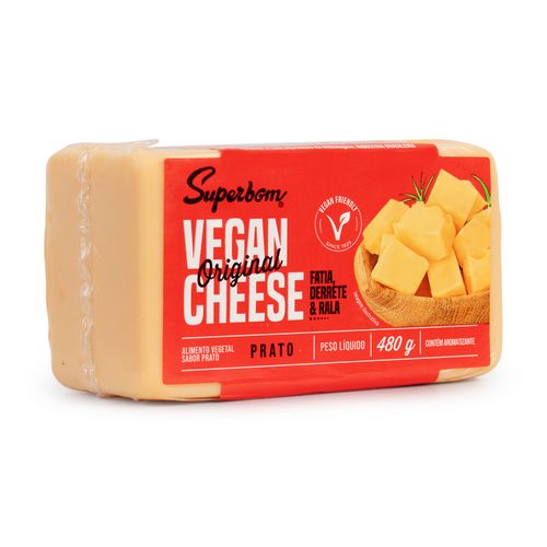 Queijo Vegano Tipo Prato Superbom 500g