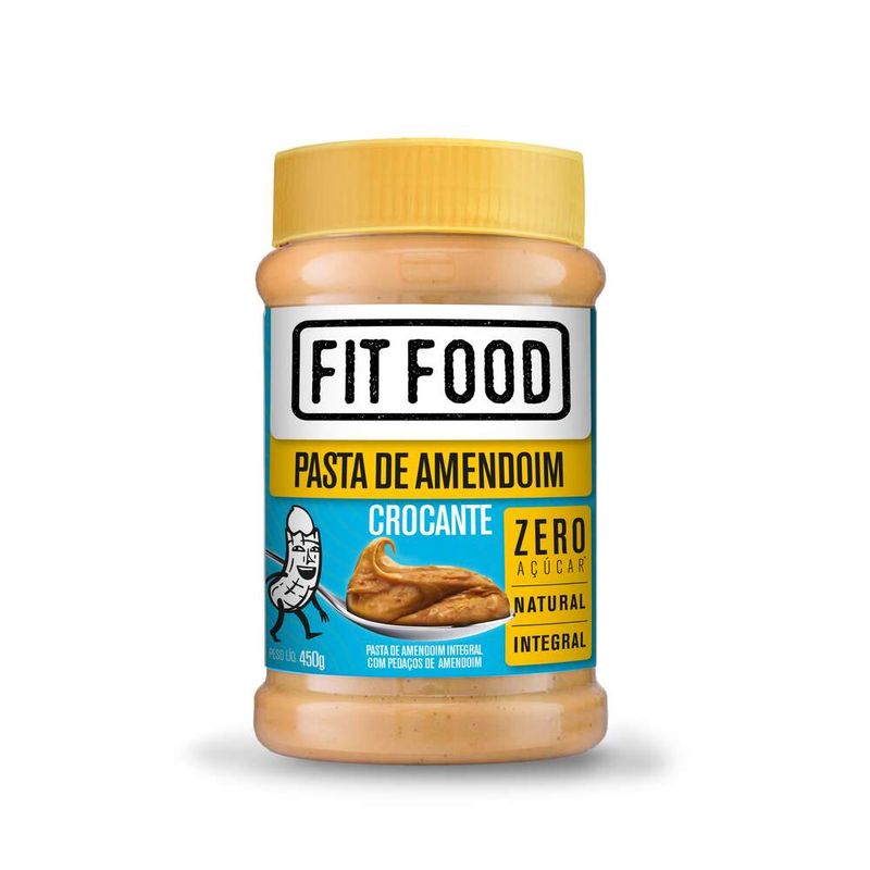 Pasta-de-Amendoim-Crocante-Integral-Fit-Food-Pote-450g