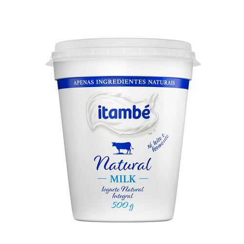 Iogurte Natural Integral Milk Itambé Pote 450g