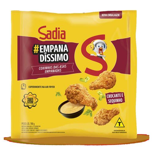 Empanado de Frango Coxinha da Asa Sadia Empanadíssimo 400g