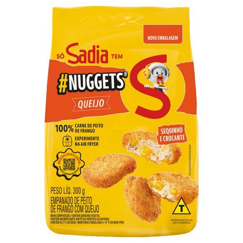 Empanado De Frango Queijo Sadia Nuggets 300g