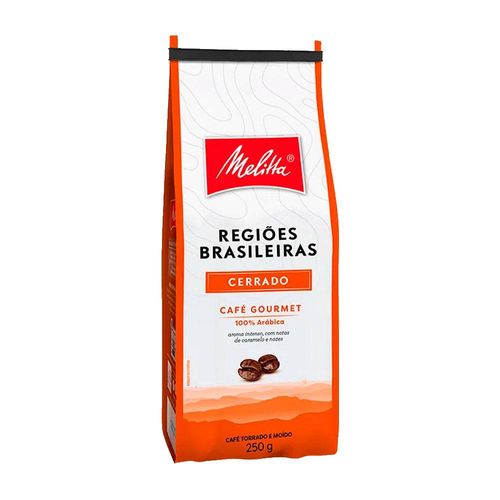 Café Torrado E Moído Melitta Regiões Brasileiras Cerrado A Vácuo 250g