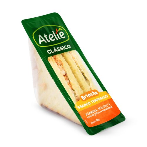 Sanduíche Ateliê Clássico Frango e Azeitona 160g