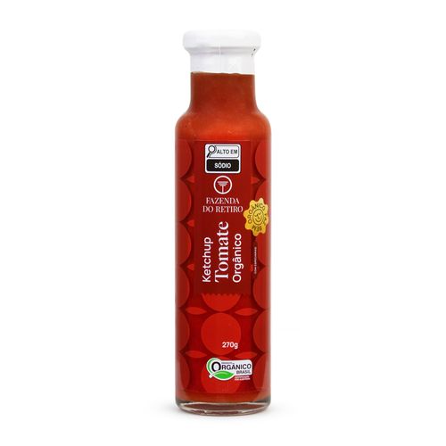 Ketchup Orgânico Fazenda do Retiro 270g