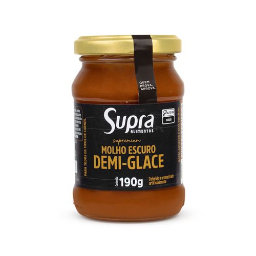 Molho Escuro Demi-Glace Supra 190g