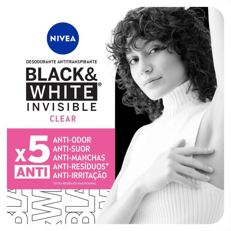 Desodorante-Aerossol-Nivea-Invisible-For-Black---White-Clear-150