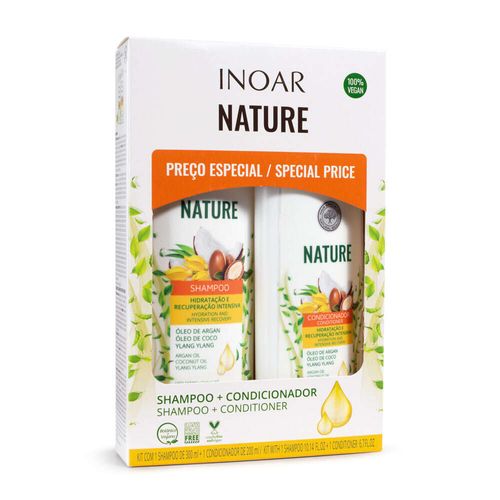 Shampoo e Condicionador Inoar Nature Hidratação