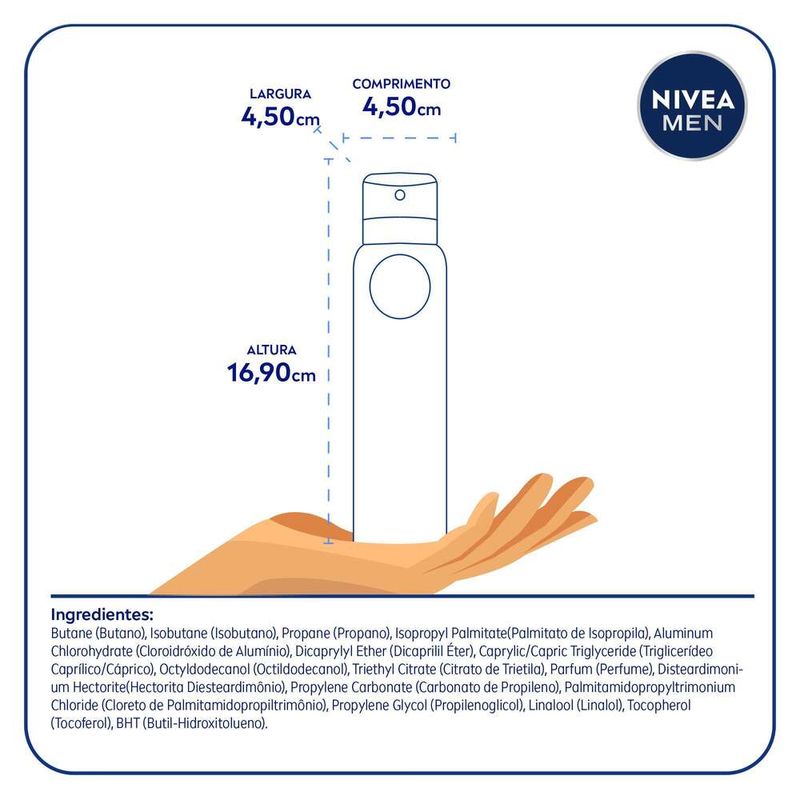 Desodorante-Aerossol-Nivea-Men-Invisible-for-Black---White-Fresh-150ml